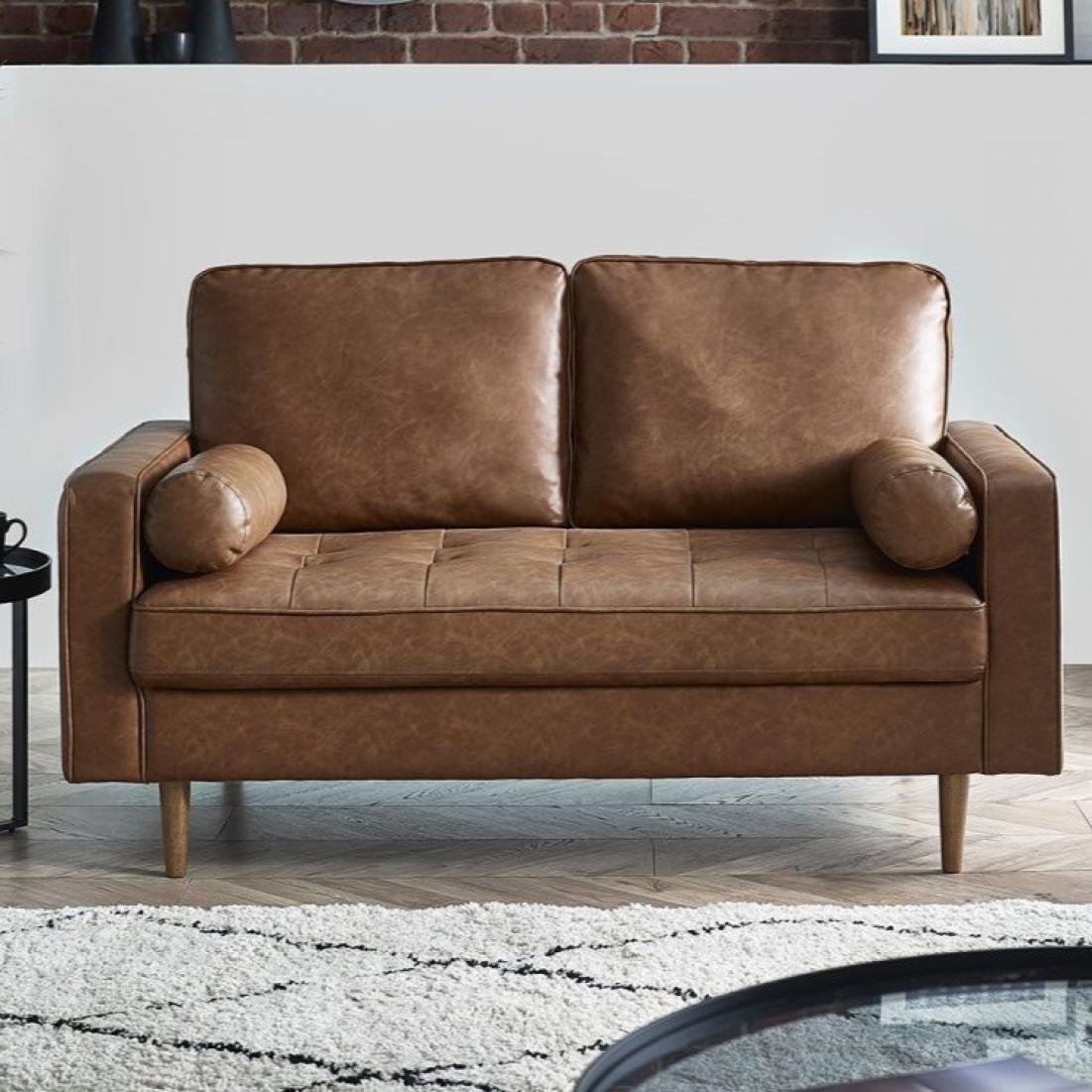 Henley Brown Sofa 2 Seat